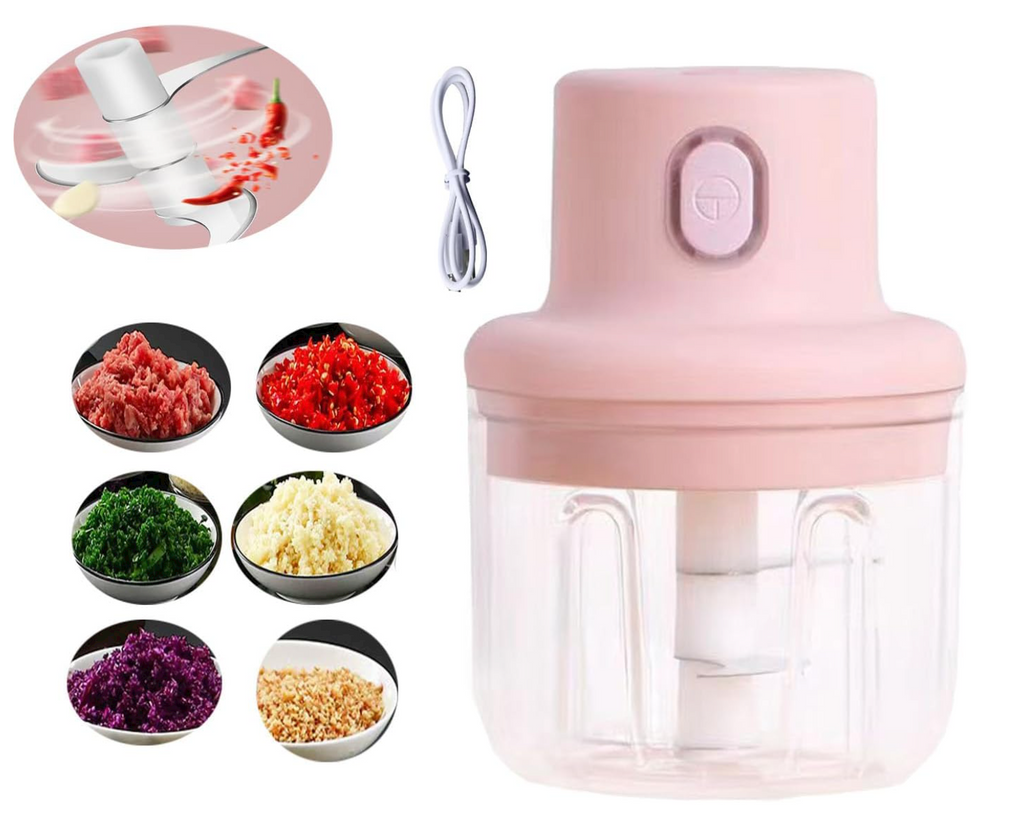 Mini Food Chopper — USB Rechargeable, 250ml